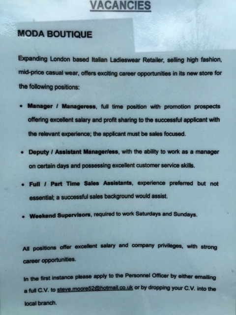 vacancies