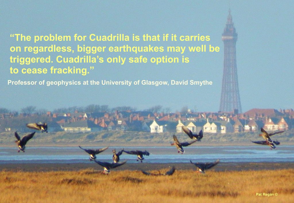 Blackpool; Fracking; Earthquakes; Not Again?