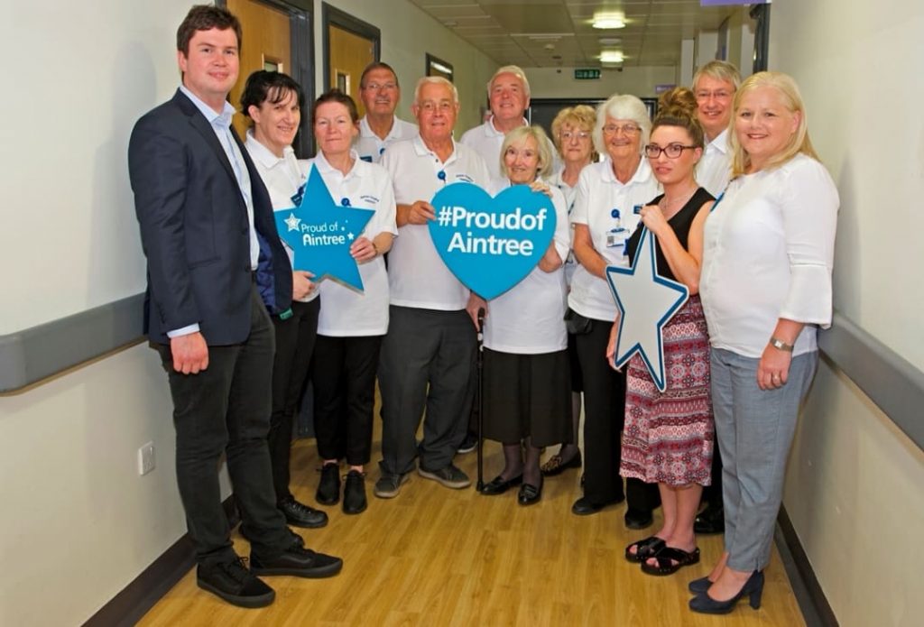 Award for Liverpool NHS volunteers who ensure no patient dies alone
