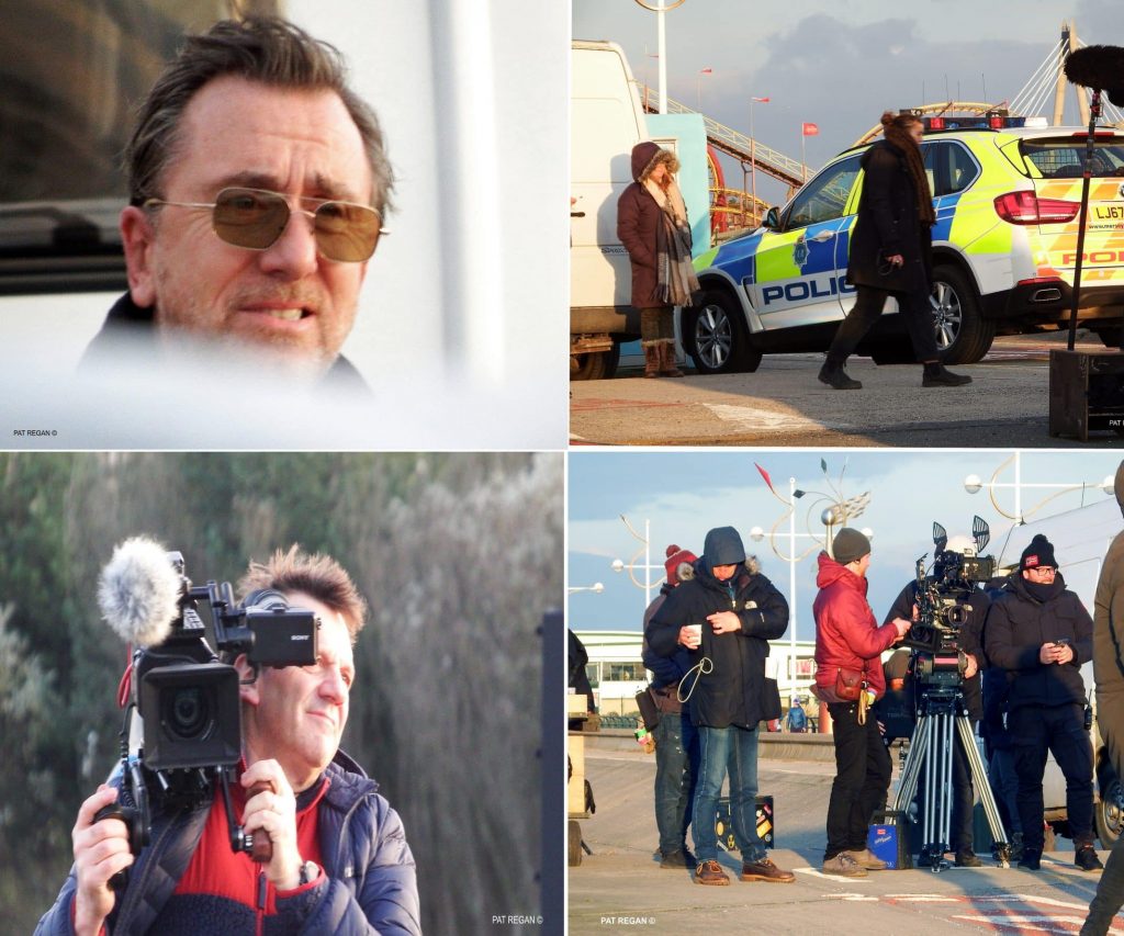 Tin Star cast – grabbing ice creams in Southport