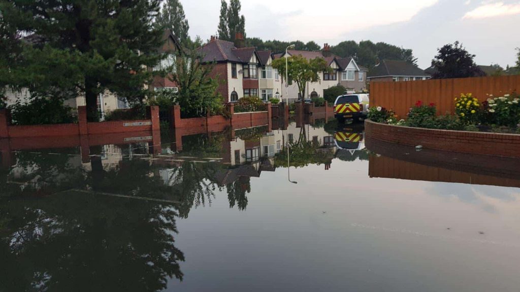 Overnight storms cause Churchtown flood damage