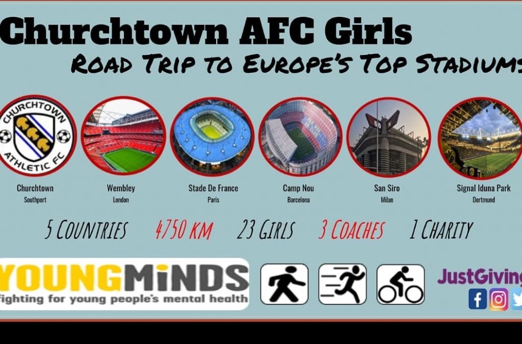 Girls team set off on virtual European tour for charity