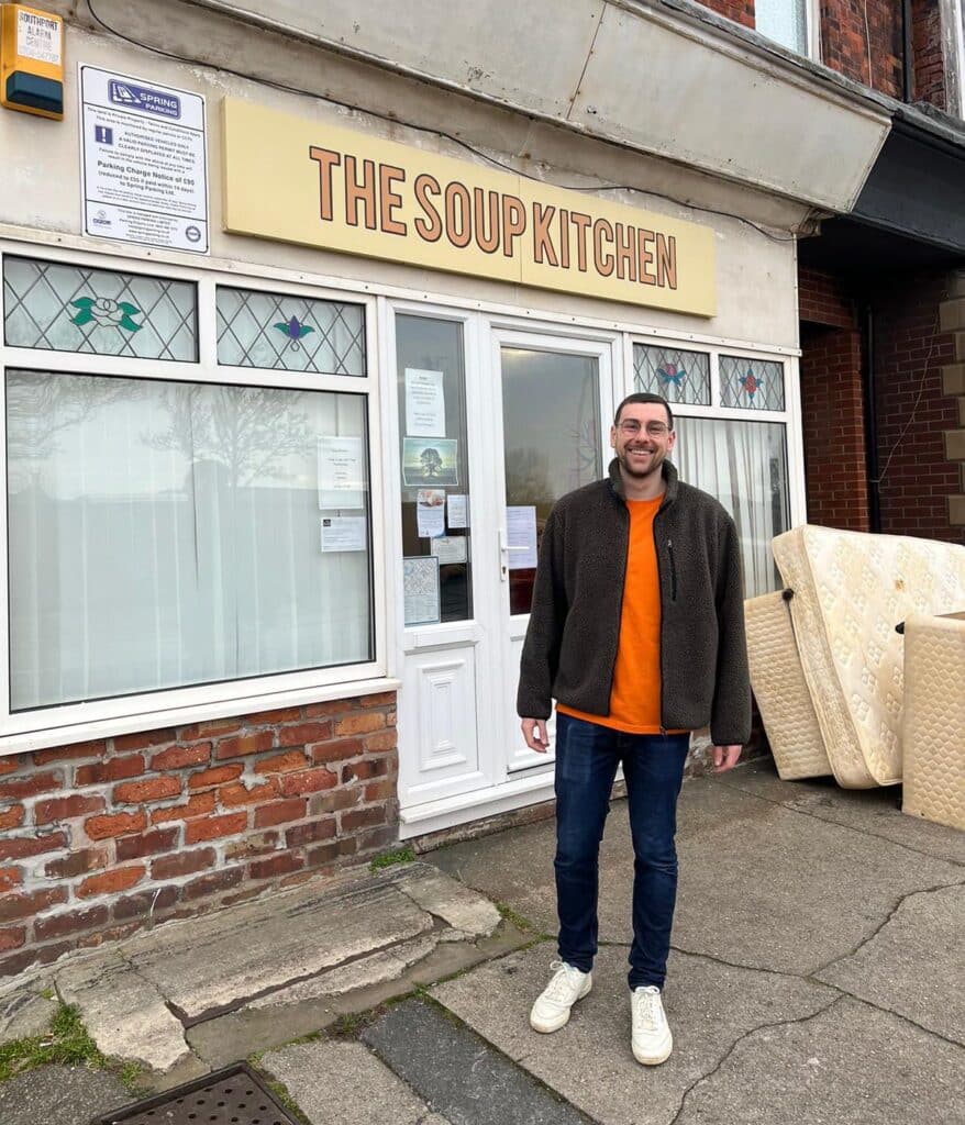 Harry runs London Marathon for Southport Soup Kitchen
